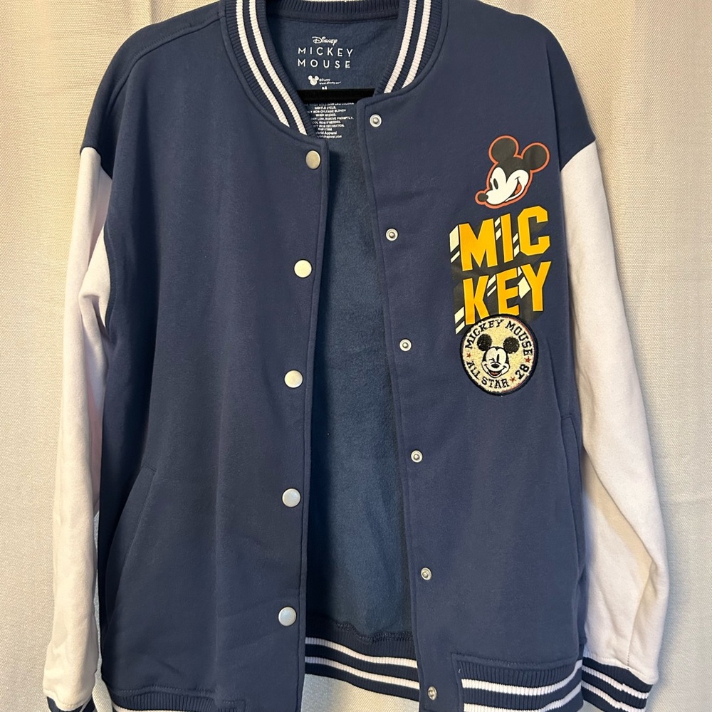 NWOT Mickey Mouse Varsity Jacket